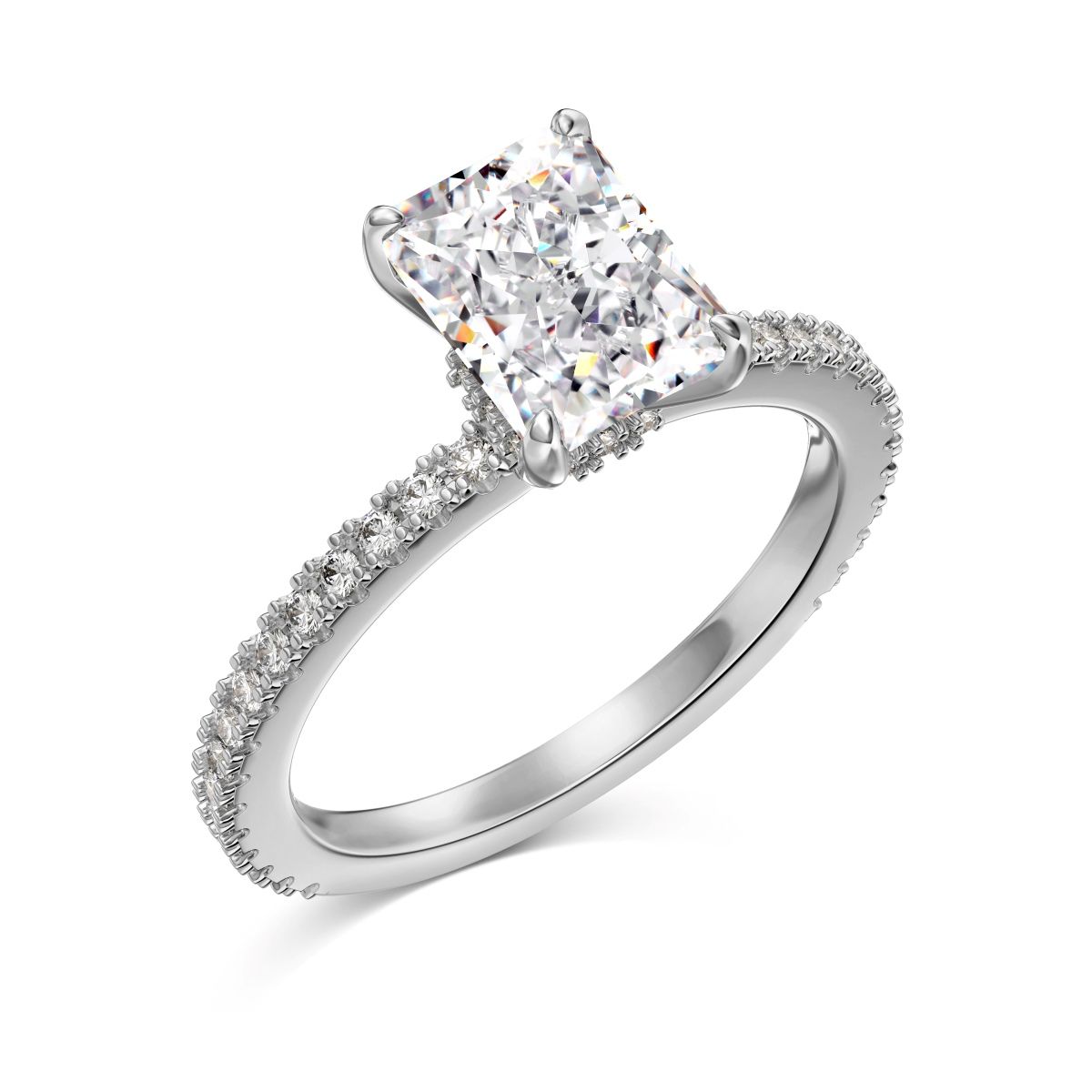 April Radiance Solitaire Ring - OLADOR