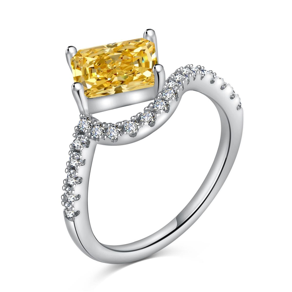 Canary Radiance Wave Ring - OLADOR