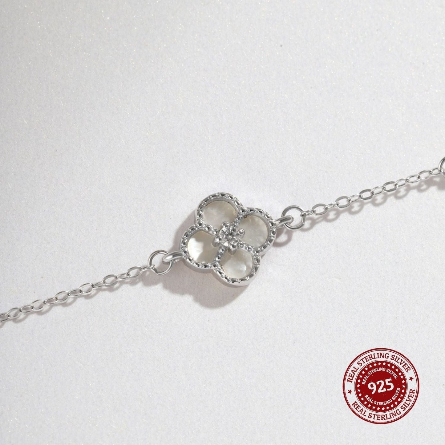 Moonlight Clover Charm Bracelet - OLADOR