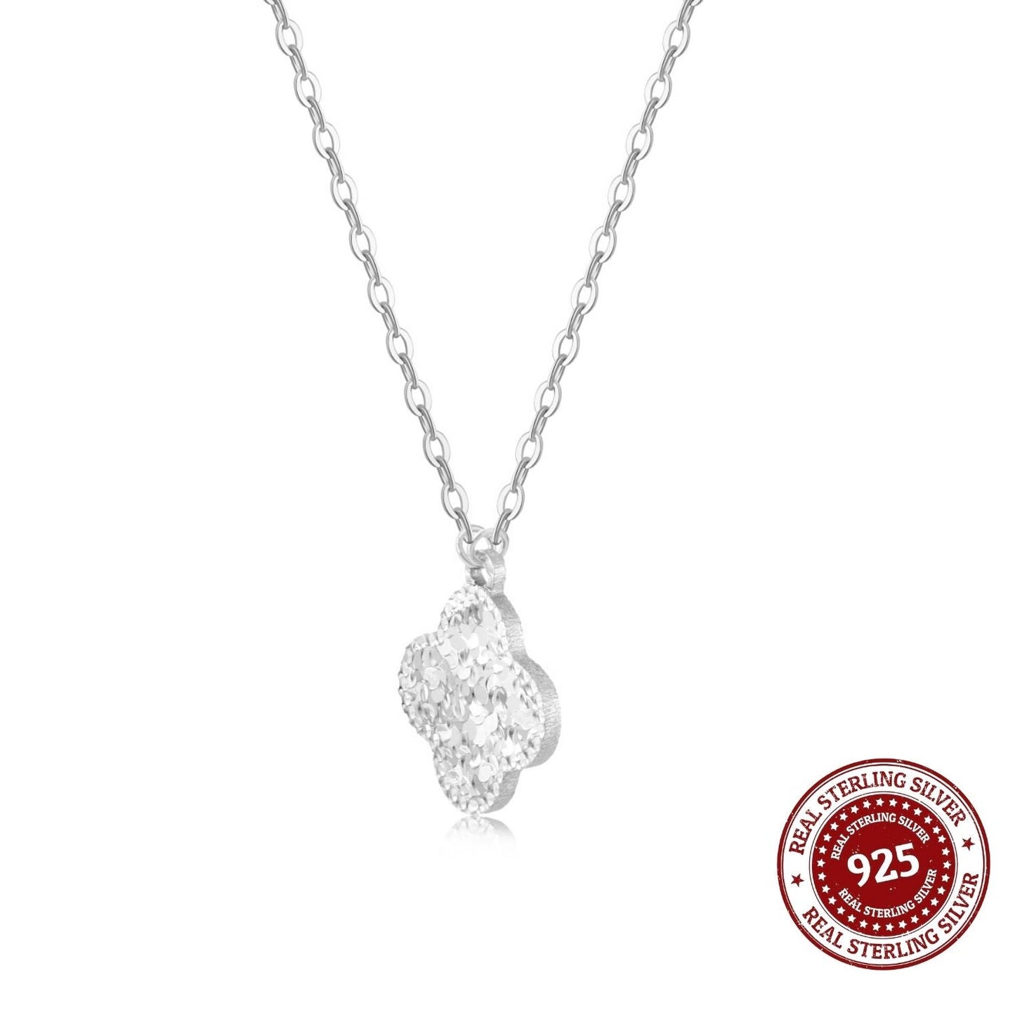 Starlight Halo Clover Necklace - OLADOR