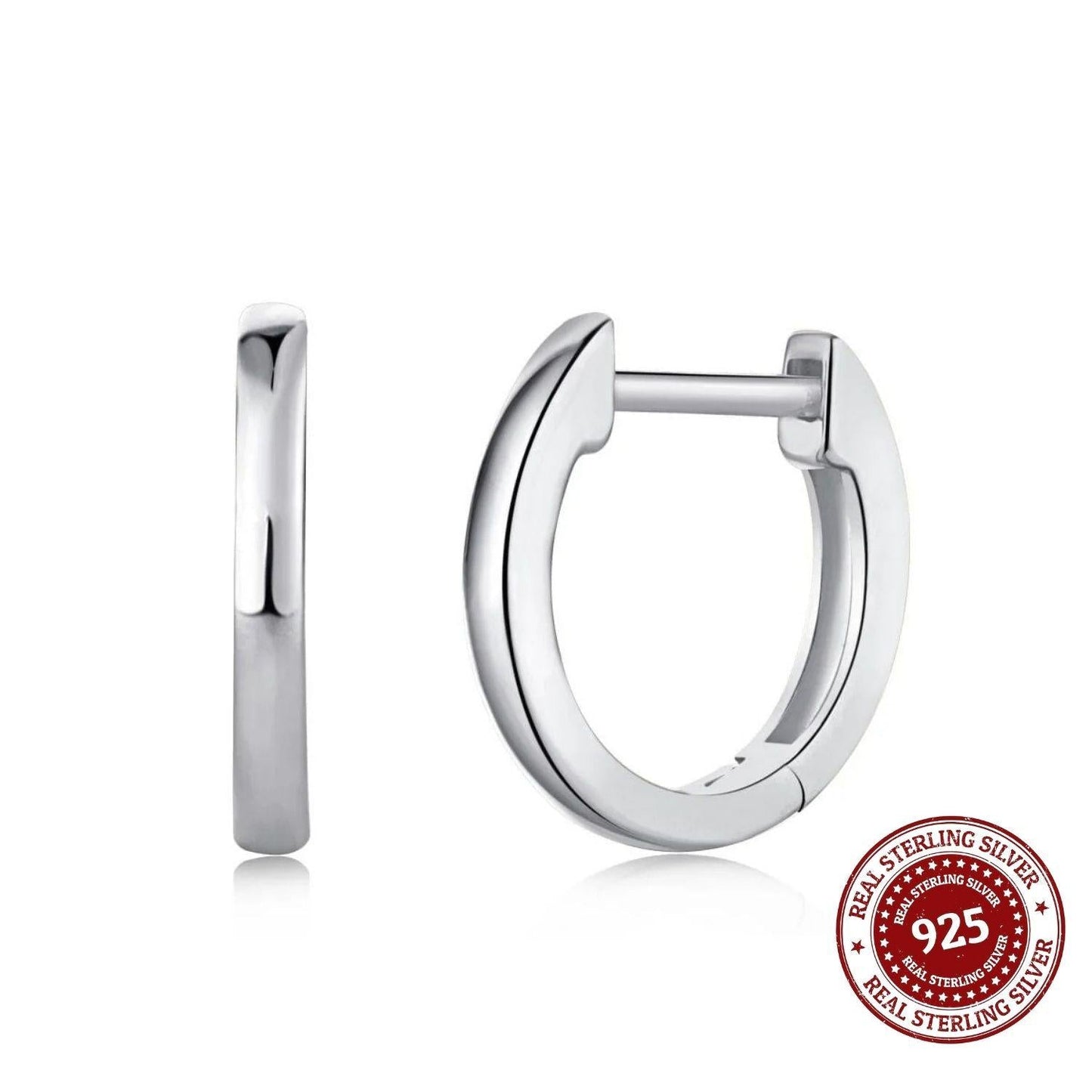 Halo Hoop – Silver Earrings - OLADOR