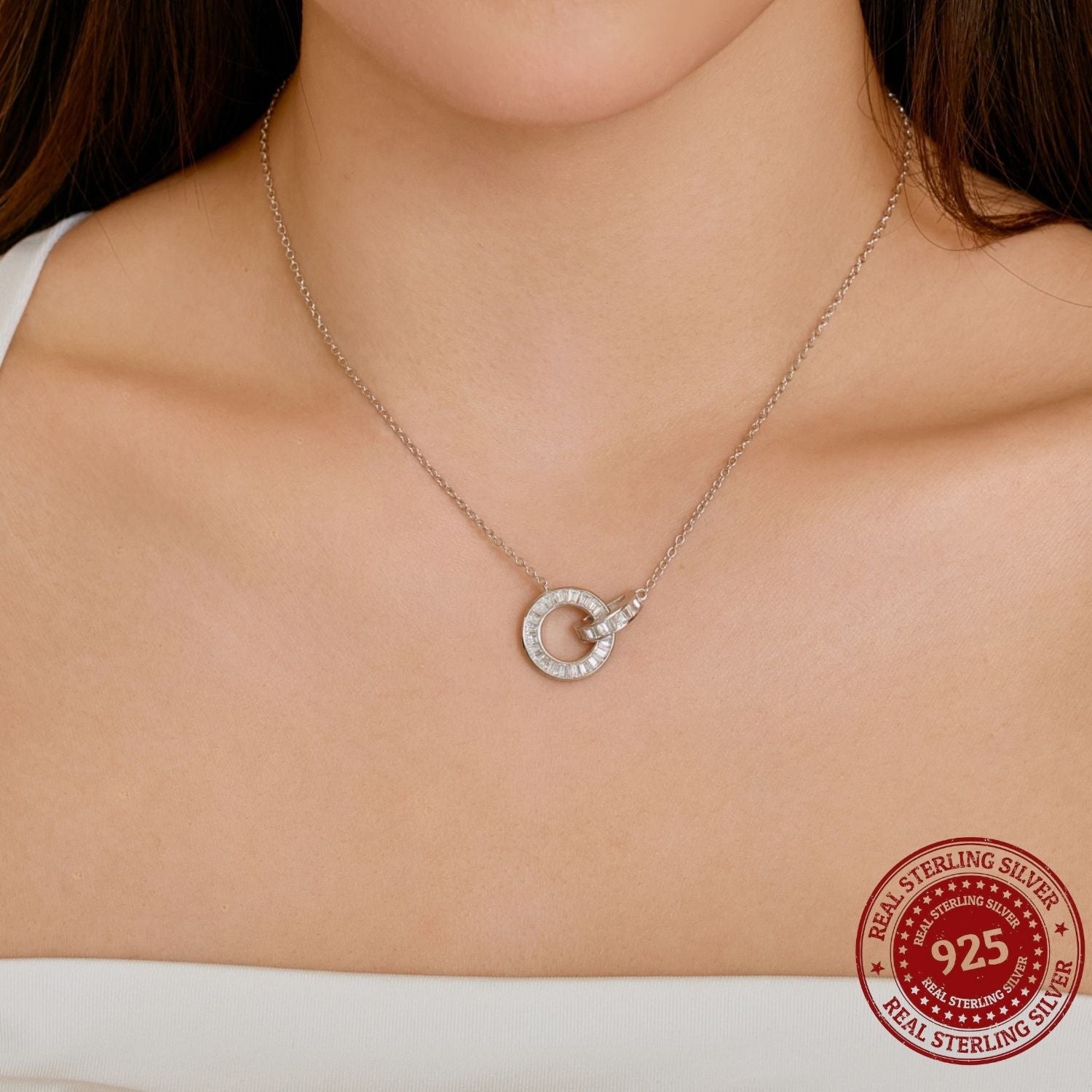 Love Necklace Paved - OLADOR