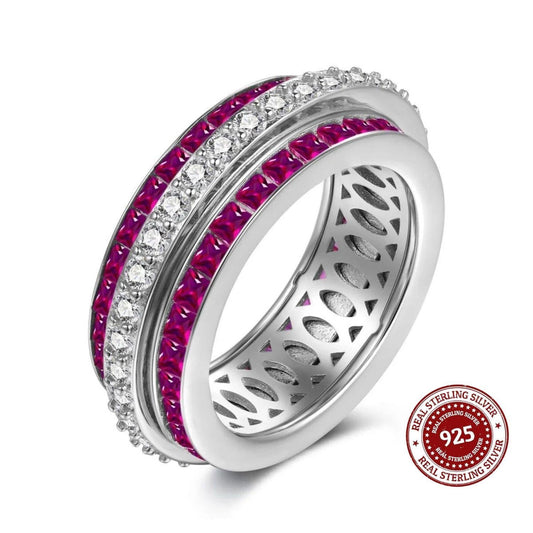 Ruby Royale Eternity Band Ring - OLADOR