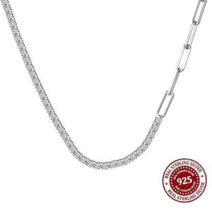 Silver Link Chain Necklace - OLADOR