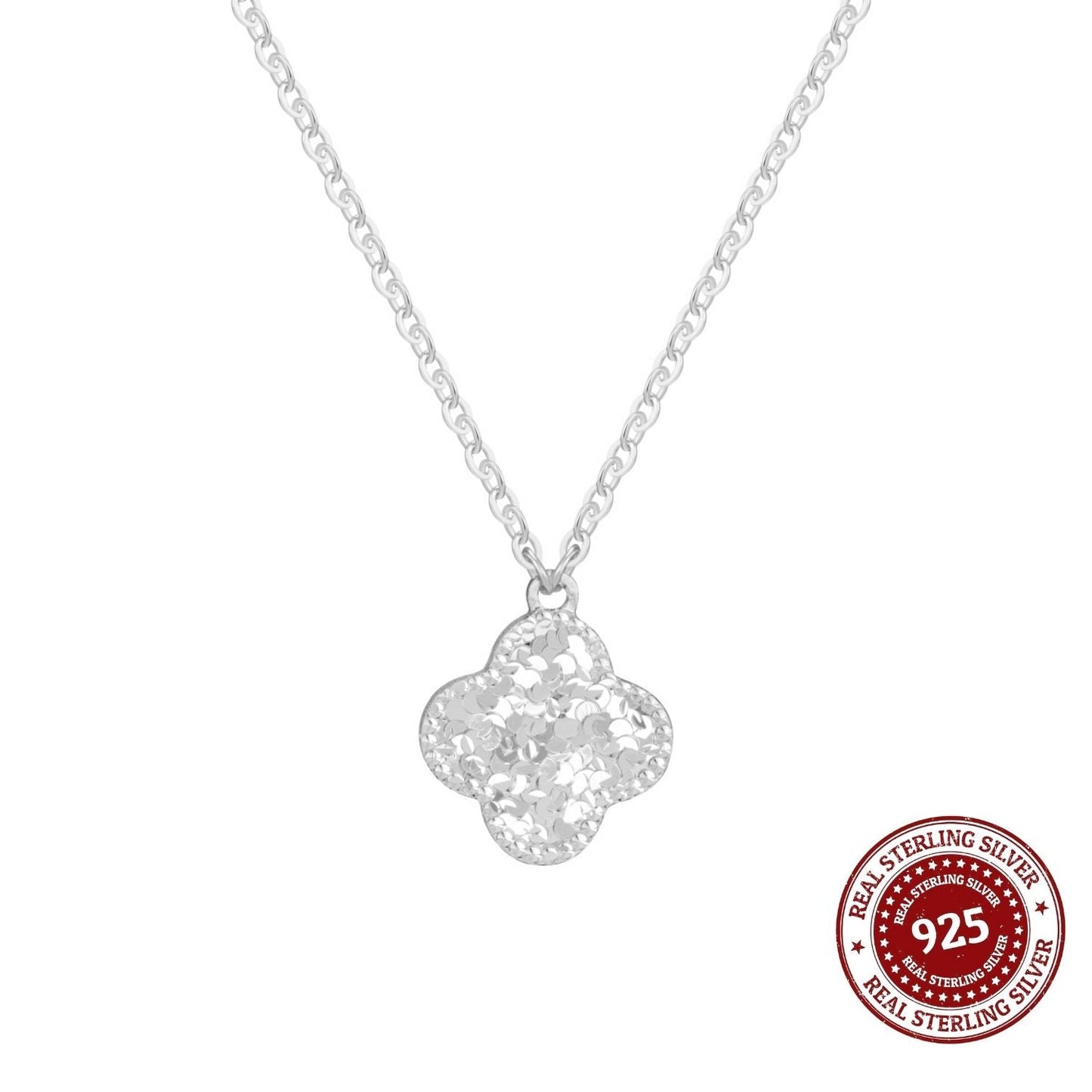Starlight Halo Clover Necklace - OLADOR
