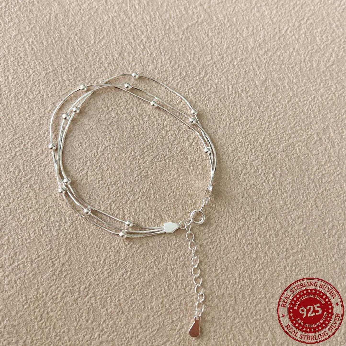 Sterling Silver Multi - Strand Bracelet - OLADOR